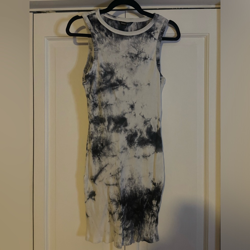Acid wash dress